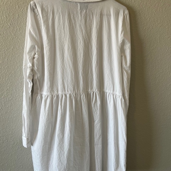 ASOS DESIGN White Button-Down Tunic Shirt Dress – Tall Size 8 (US) - Picture 5 of 5